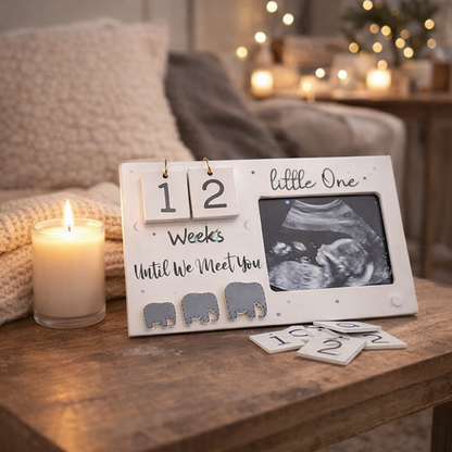 Pregnancy Ultrasound Frame with Weekly Countdown by Little Treasures, product view 3