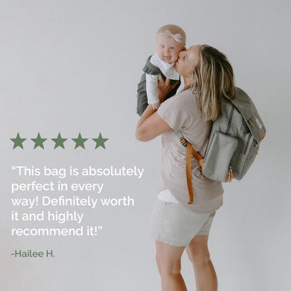 Birch Bag - Diaper Backpack by Parker Baby Co., product view 14