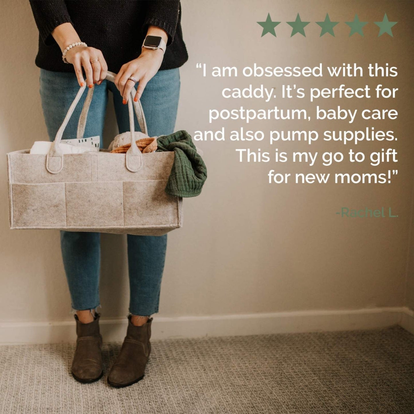 Diaper Caddy by Parker Baby Co., product view 13