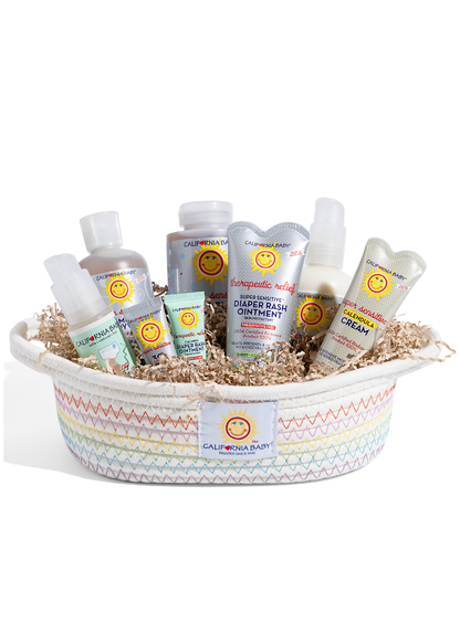 Welcome Baby Gift Basket by California Baby