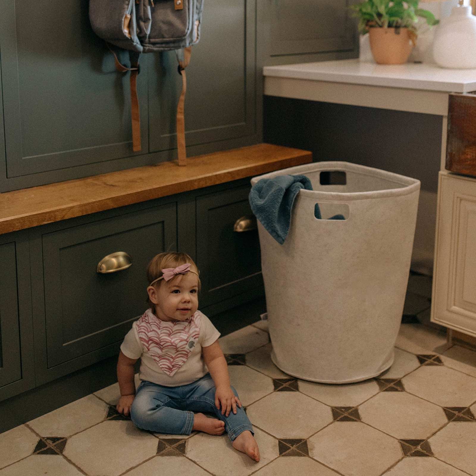 Felt Laundry Hamper by Parker Baby Co., product view 10