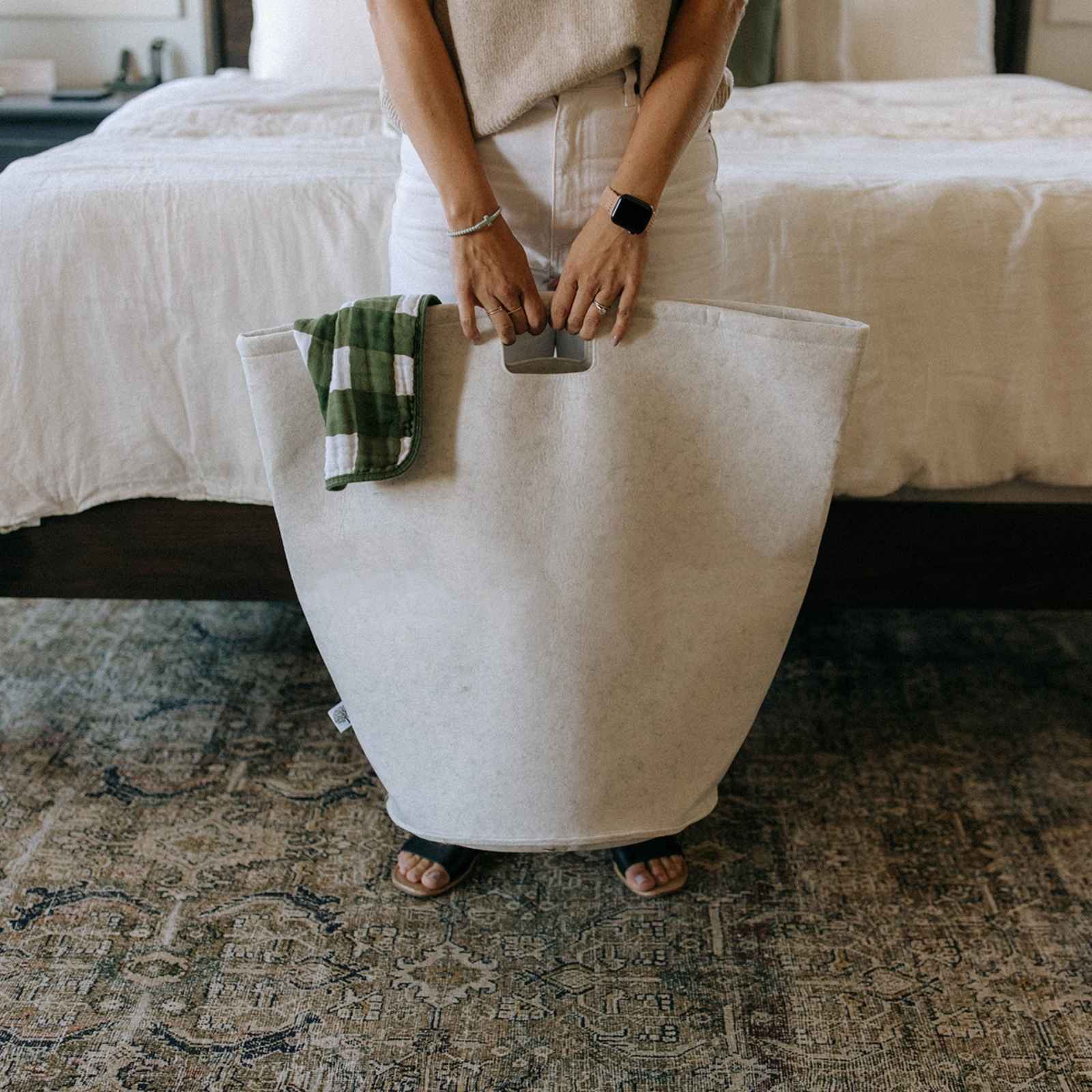 Felt Laundry Hamper by Parker Baby Co., product view 9