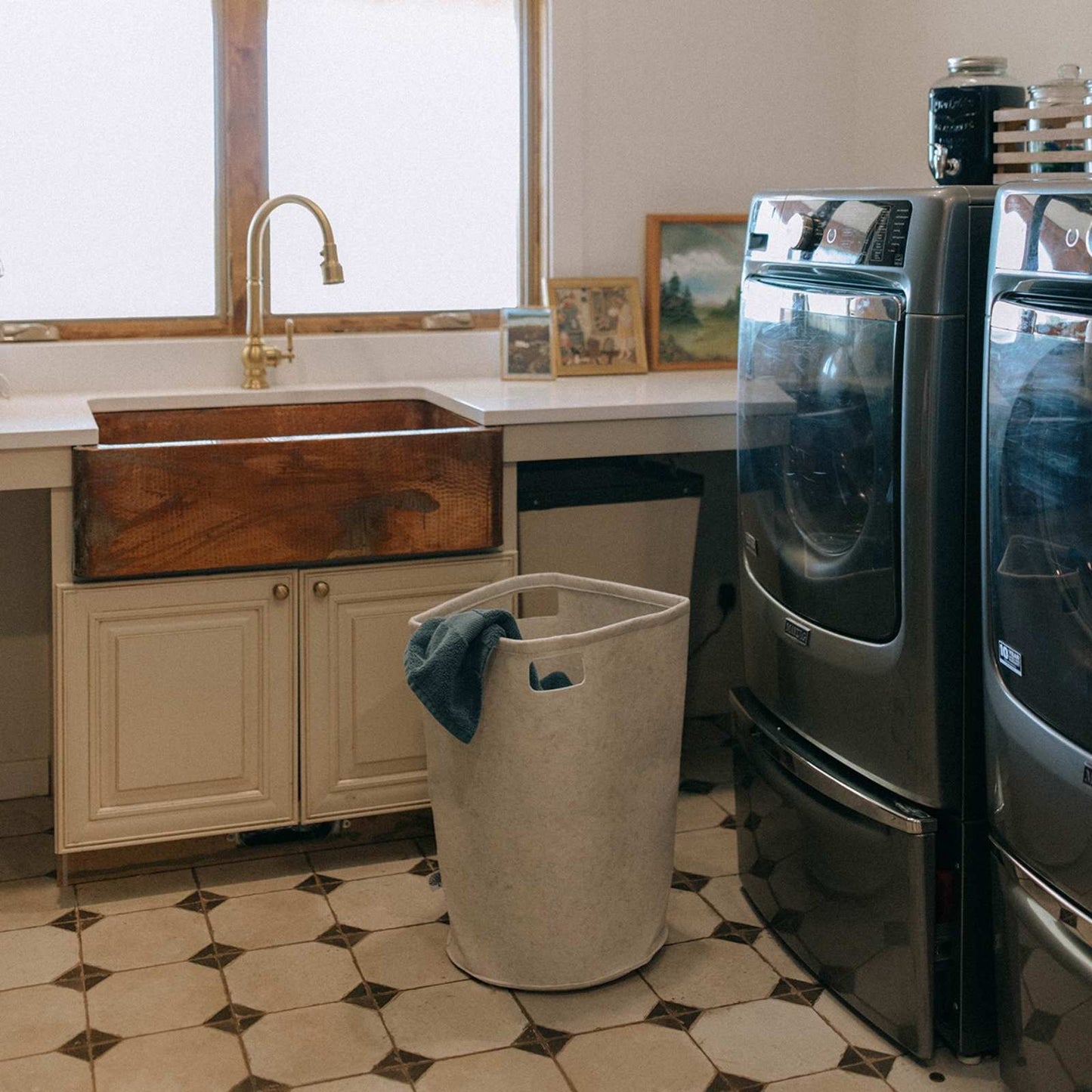 Felt Laundry Hamper by Parker Baby Co., product view 16