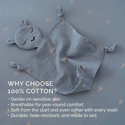 100% Muslin Lovey - Alpaca by Parker Baby Co., product view 6