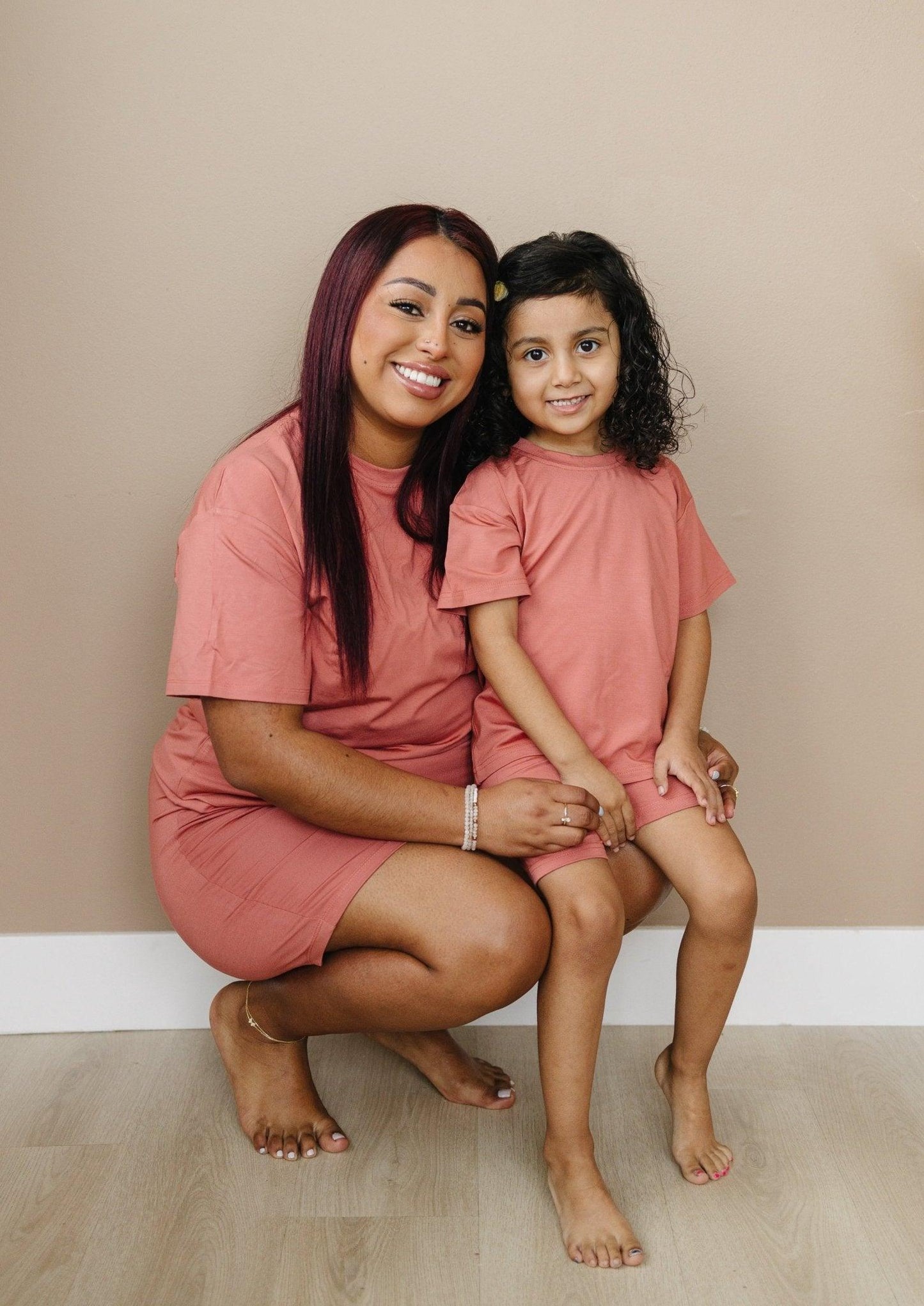 Women's Bamboo Tee & Bike Shorts - sold as separates by Little Joy Co., product view 16